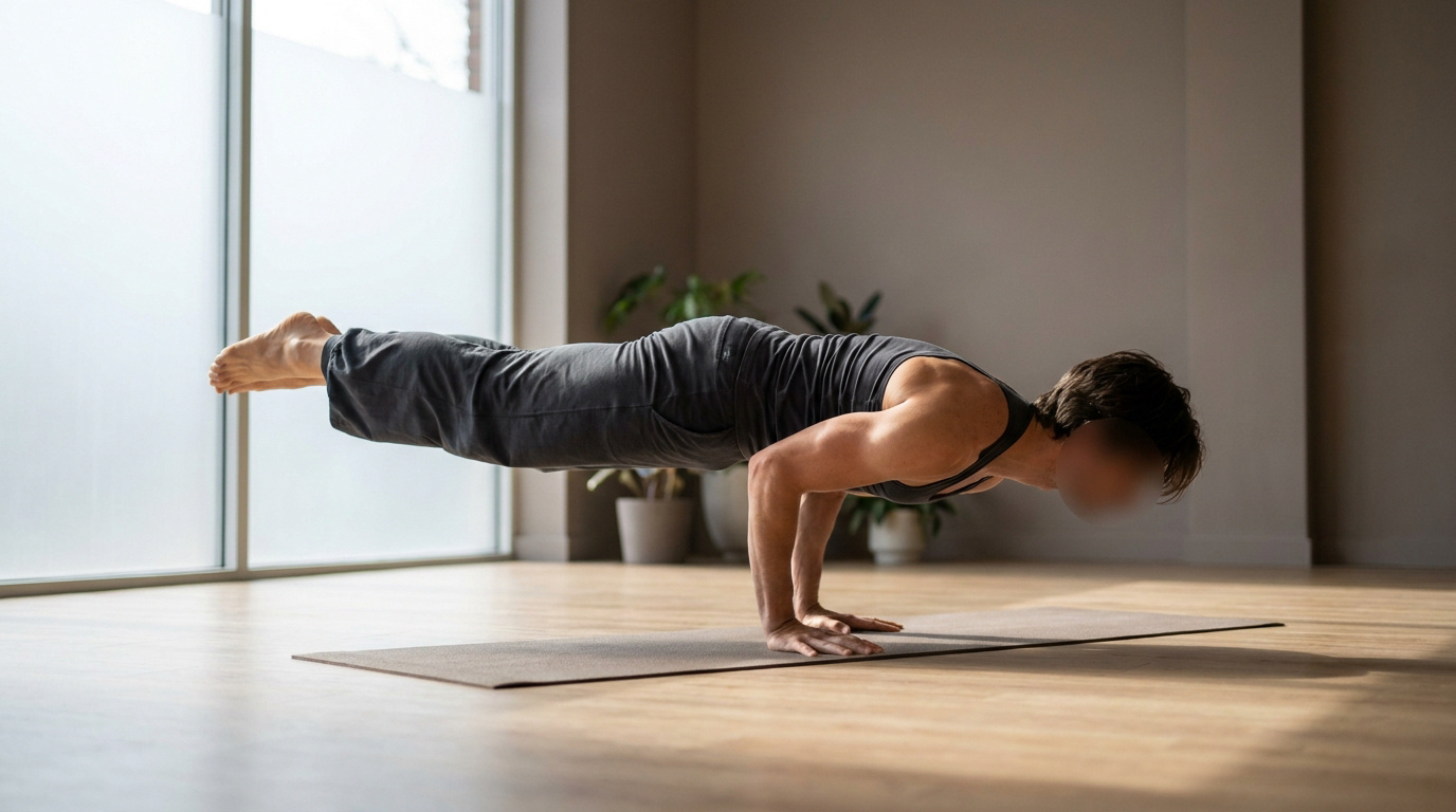 Mastering the peacock pose for strength and balance